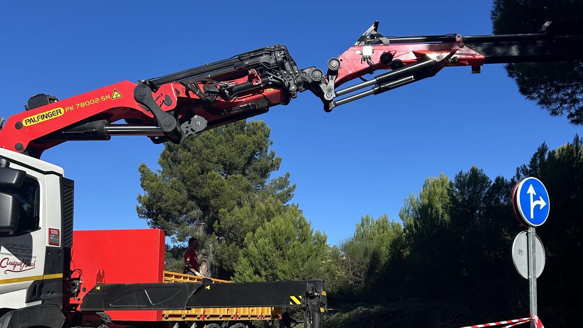 Tala de pinos en Sant Cugat