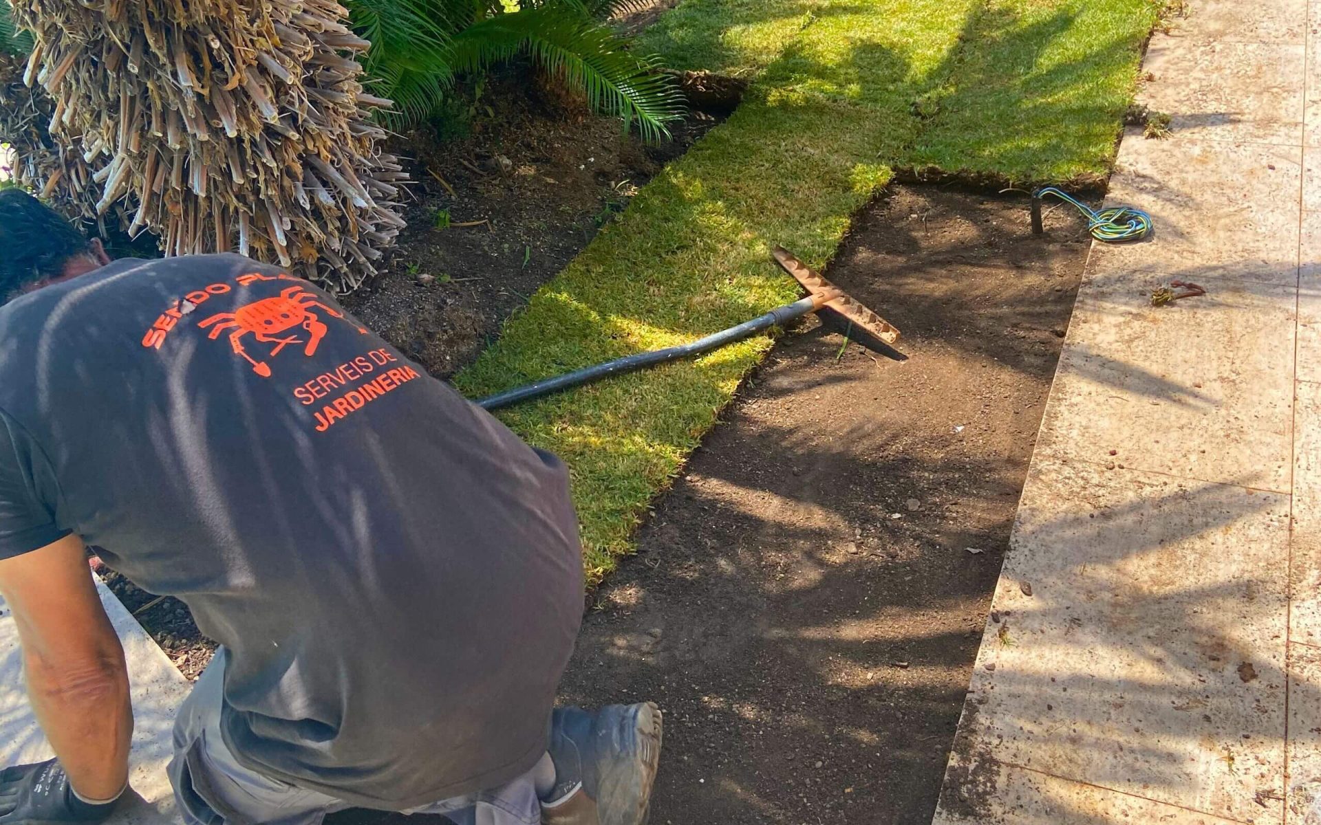 Instalar tepes de grama 3